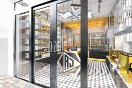 Design, manufacture and installation of stores: AJ Mobile Shop, Bang Pa-in, Ayutthaya
